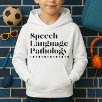Speech Language Pathology SLP Speech Therapy Gift Kids Hoodie thumb 2