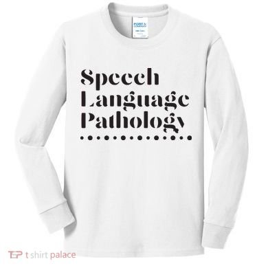 Speech Language Pathology SLP Speech Therapy Gift Kids Long Sleeve Shirt