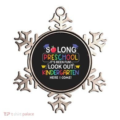 So Long Preschool Its Been Look Out Kindergarten Here I Come Back To School Ornament