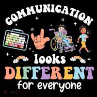 Speech Language Pathologist Communication Looks Different For Everyone Backpack thumb 2