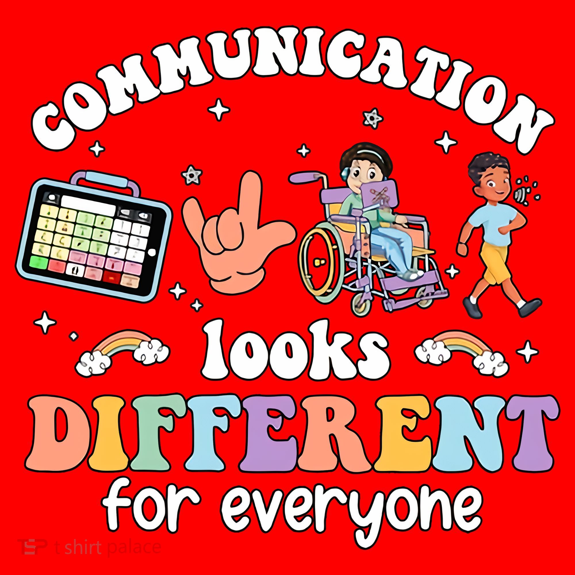 Speech Language Pathologist Communication Looks Different For Everyone Santa Hat