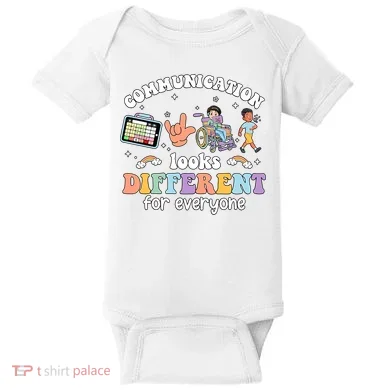 Speech Language Pathologist Communication Looks Different For Everyone Baby Bodysuit