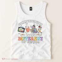 Speech Language Pathologist Communication Looks Different For Everyone Tank Top thumb 2