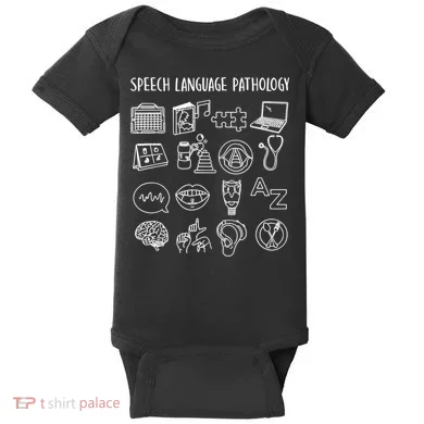 Speech Language Pathology Pathologist SLP Speech Therapist Baby Bodysuit