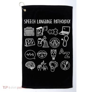 Speech Language Pathology Pathologist SLP Speech Therapist Golf Towel