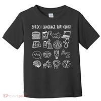 Speech Language Pathology Pathologist SLP Speech Therapist Toddler T-Shirt thumb 0