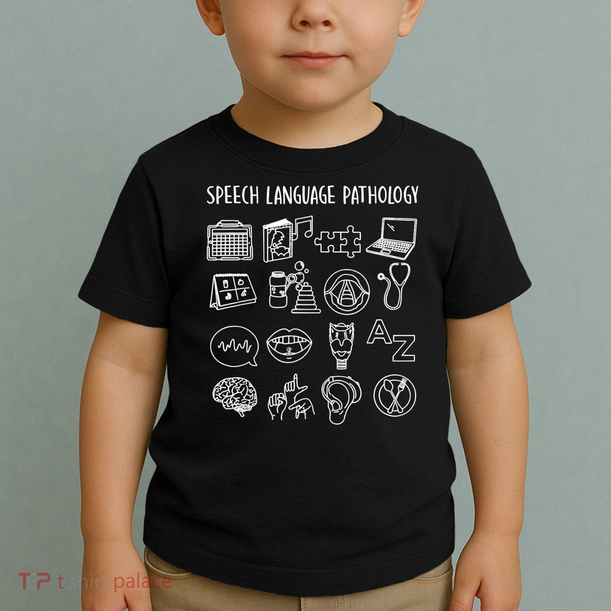 Speech Language Pathology Pathologist SLP Speech Therapist Toddler T-Shirt
