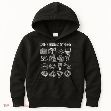 Speech Language Pathology Pathologist SLP Speech Therapist Kids Hoodie