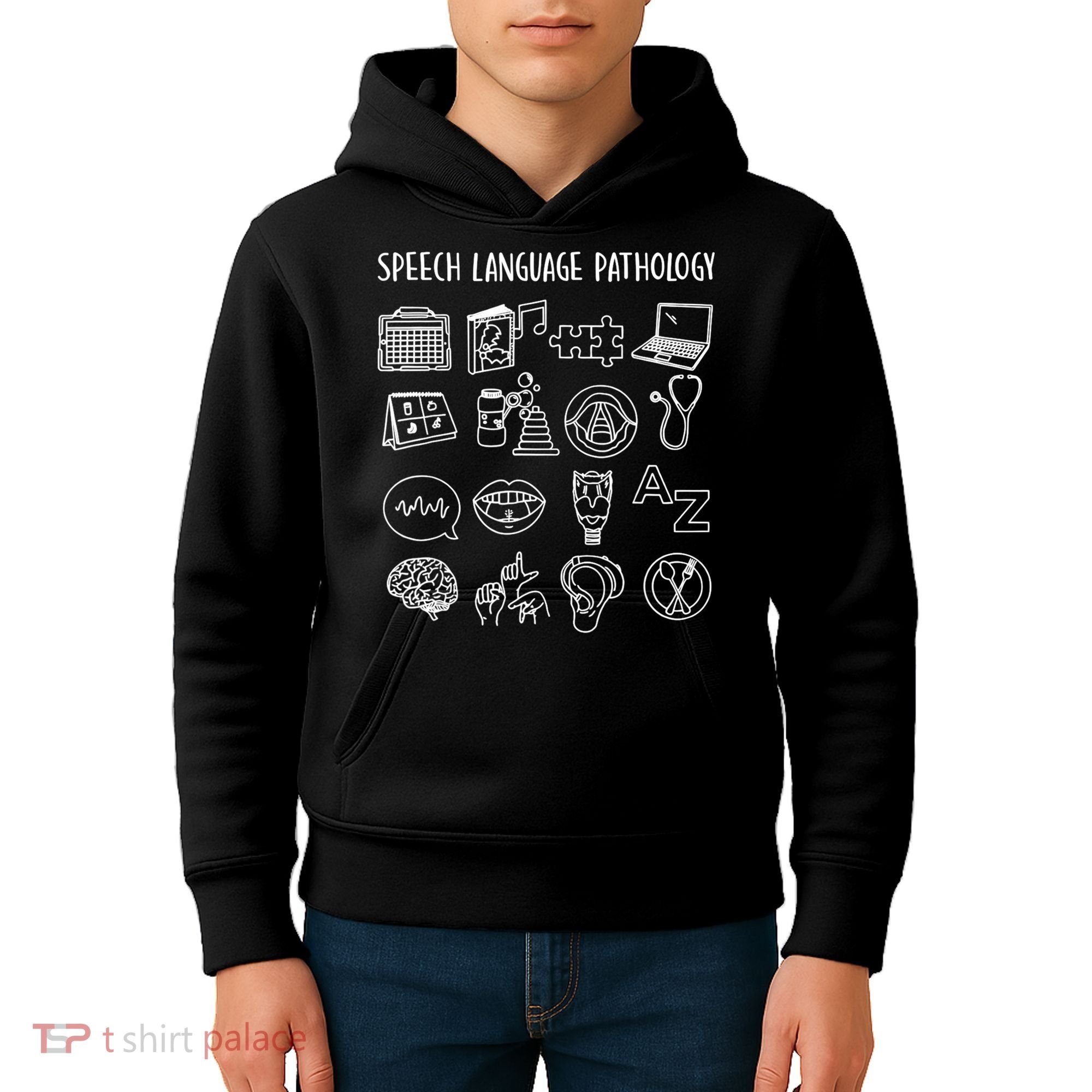 Speech Language Pathology Pathologist SLP Speech Therapist Kids Hoodie