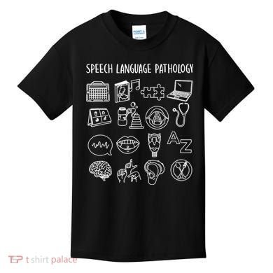 Speech Language Pathology Pathologist SLP Speech Therapist Kids T-Shirt