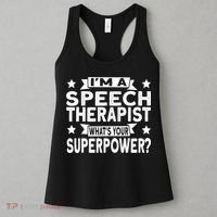 Speech Language Pathologist Superhero Speech Therapy Women's Tank Top thumb 3