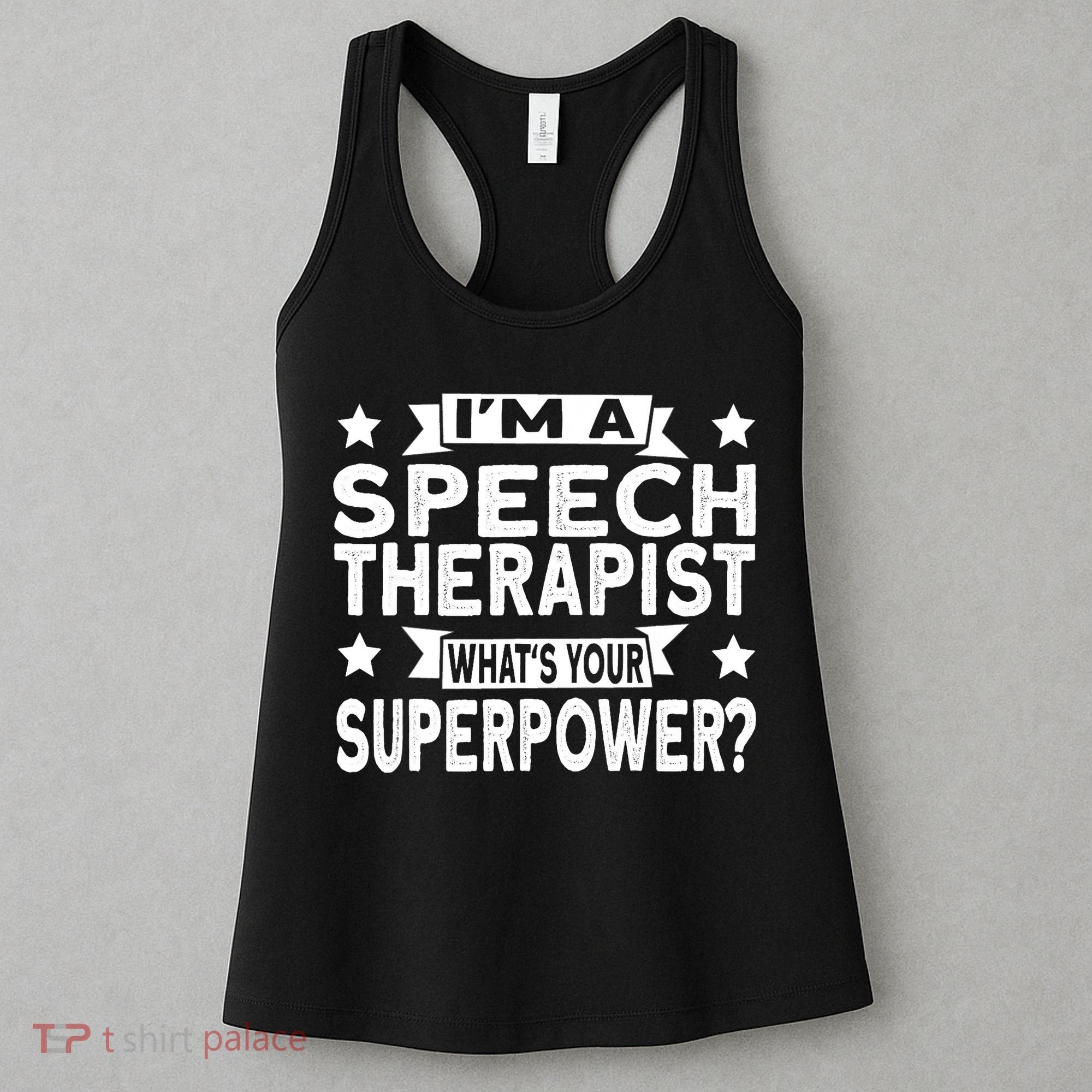 Speech Language Pathologist Superhero Speech Therapy Women's Tank Top