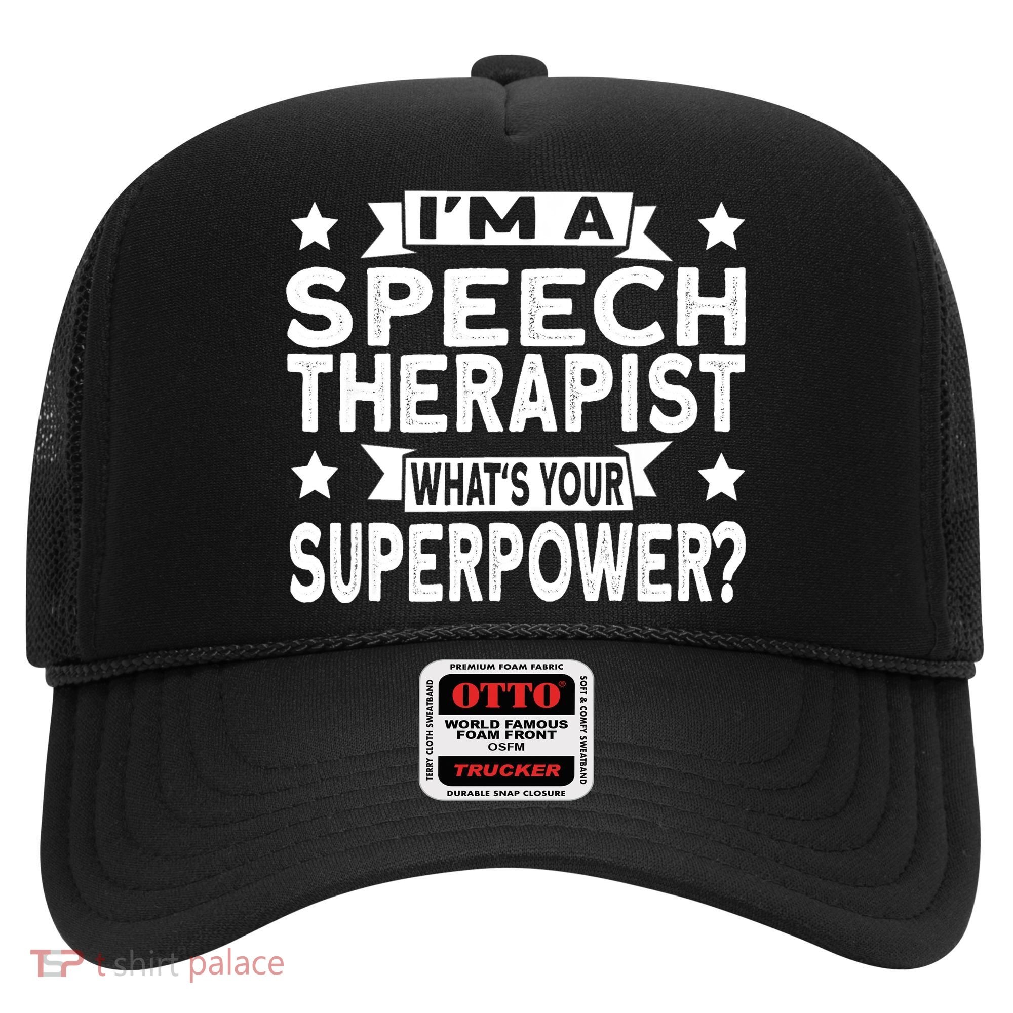 Speech Language Pathologist Superhero Speech Therapy Hat