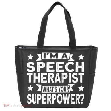 Speech Language Pathologist Superhero Speech Therapy Tote Bag