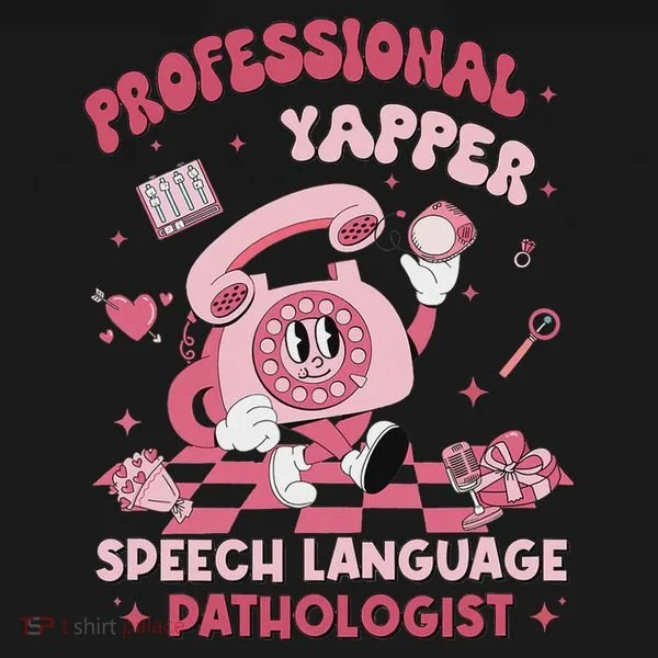 Speech Language Pathologist Retro Slp Professional Yapper Doggie Tank