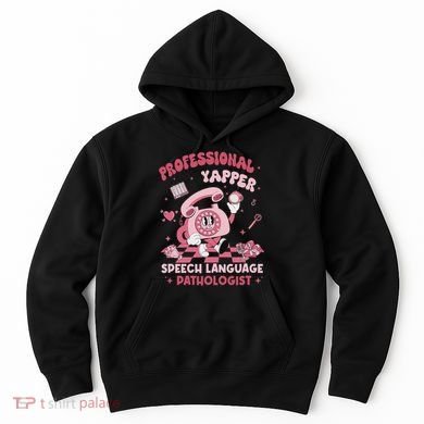 Speech Language Pathologist Retro Slp Professional Yapper Hoodie