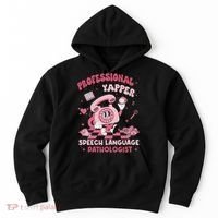 Speech Language Pathologist Retro Slp Professional Yapper Hoodie thumb 0