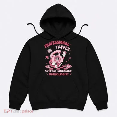 Speech Language Pathologist Retro Slp Professional Yapper Hoodie