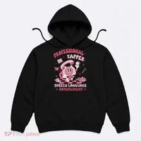 Speech Language Pathologist Retro Slp Professional Yapper Hoodie thumb 0