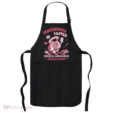 Speech Language Pathologist Retro Slp Professional Yapper Apron