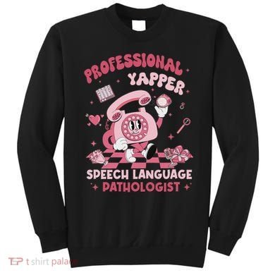 Speech Language Pathologist Retro Slp Professional Yapper Sweatshirt