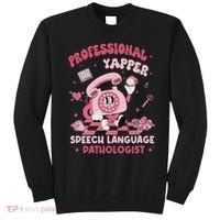 Speech Language Pathologist Retro Slp Professional Yapper Sweatshirt thumb 0