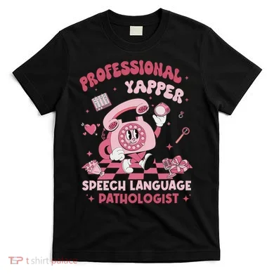Speech Language Pathologist Retro Slp Professional Yapper T-Shirt
