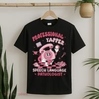 Speech Language Pathologist Retro Slp Professional Yapper T-Shirt thumb 2