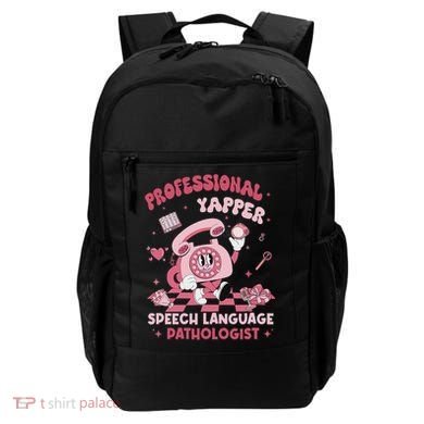 Speech Language Pathologist Retro Slp Professional Yapper Backpack