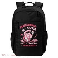 Speech Language Pathologist Retro Slp Professional Yapper Backpack thumb 0