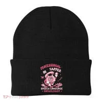 Speech Language Pathologist Retro Slp Professional Yapper Beanie thumb 0