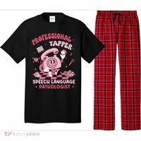 Speech Language Pathologist Retro Slp Professional Yapper Pajama Set thumb 0
