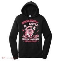 Speech Language Pathologist Retro Slp Professional Yapper Women's Hoodie thumb 0