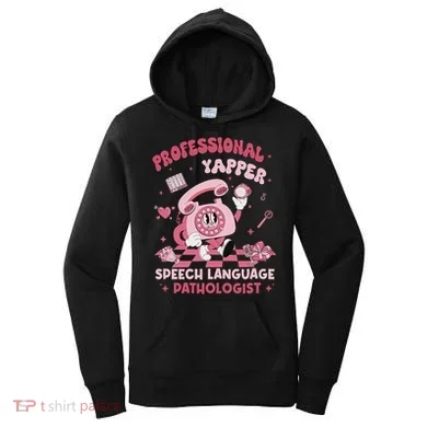 Speech Language Pathologist Retro Slp Professional Yapper Women's Hoodie