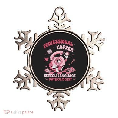 Speech Language Pathologist Retro Slp Professional Yapper Ornament