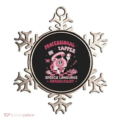 Speech Language Pathologist Retro Slp Professional Yapper Ornament