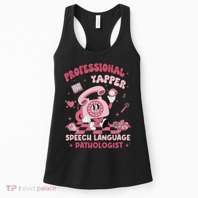 Speech Language Pathologist Retro Slp Professional Yapper Women's Tank Top