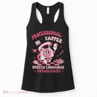 Speech Language Pathologist Retro Slp Professional Yapper Women's Tank Top thumb 0