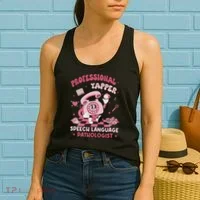 Speech Language Pathologist Retro Slp Professional Yapper Women's Tank Top thumb 2