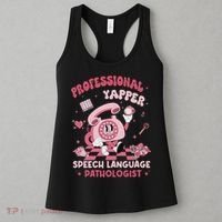 Speech Language Pathologist Retro Slp Professional Yapper Women's Tank Top thumb 3