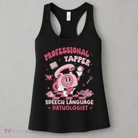 Speech Language Pathologist Retro Slp Professional Yapper Women's Tank Top thumb 3