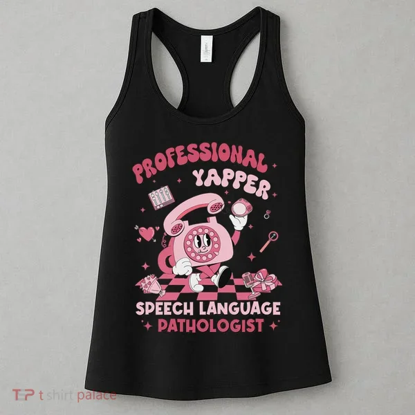 Speech Language Pathologist Retro Slp Professional Yapper Women's Tank Top