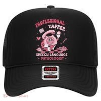 Speech Language Pathologist Retro Slp Professional Yapper Hat thumb 0