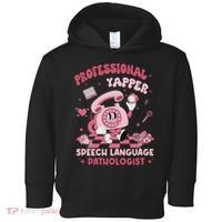 Speech Language Pathologist Retro Slp Professional Yapper Toddler Hoodie thumb 0