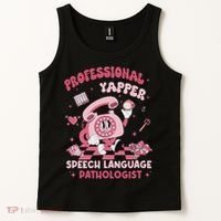 Speech Language Pathologist Retro Slp Professional Yapper Tank Top thumb 2