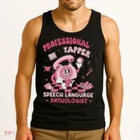 Speech Language Pathologist Retro Slp Professional Yapper Tank Top thumb 3