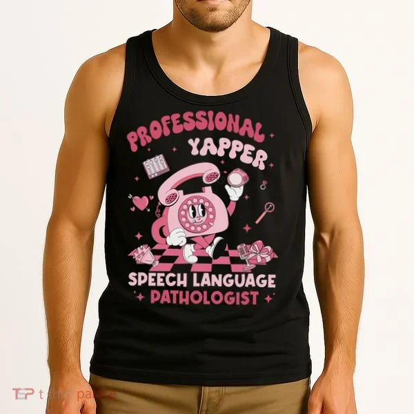Speech Language Pathologist Retro Slp Professional Yapper Tank Top