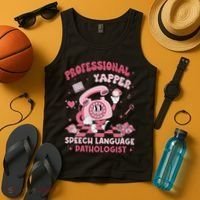 Speech Language Pathologist Retro Slp Professional Yapper Tank Top thumb 4