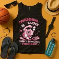 Speech Language Pathologist Retro Slp Professional Yapper Tank Top thumb 4