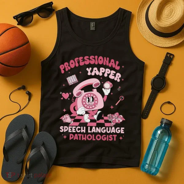 Speech Language Pathologist Retro Slp Professional Yapper Tank Top